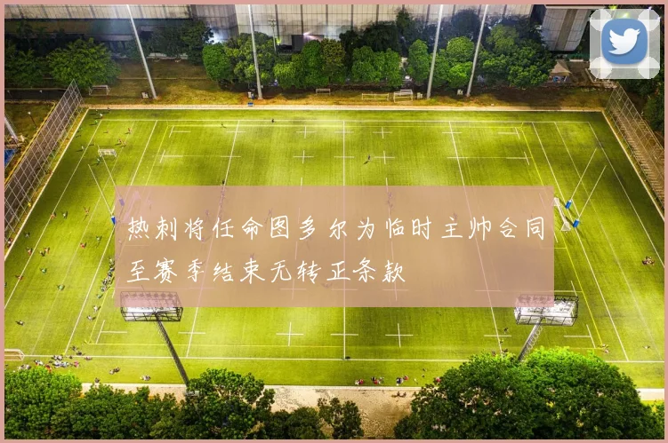 热刺将任命图多尔为临时主帅合同至赛季结束无转正条款